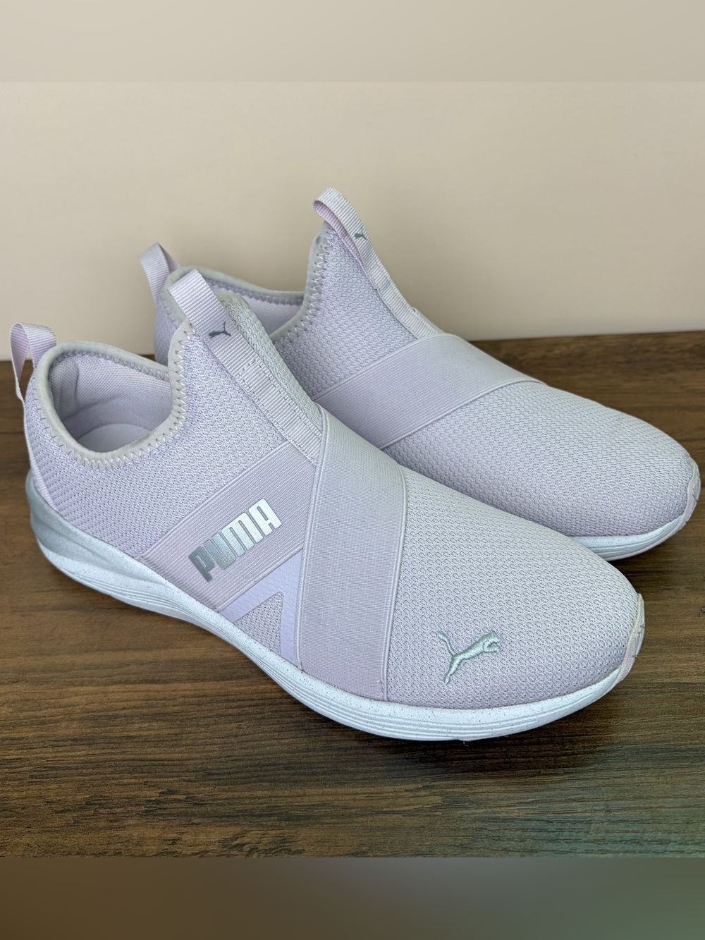 Puma Women's Slip-On Athletic Sneakers in Light Lavender